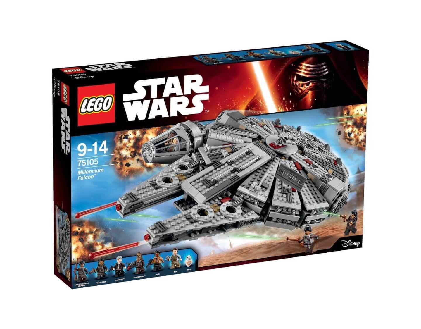 El Halcón Milenario de Lego Star Wars (75105)