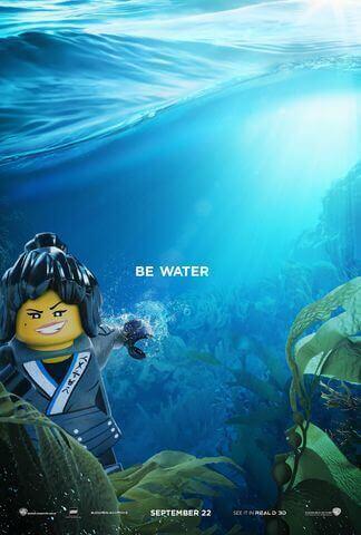 Lego Ninjago los nueve pósters de película